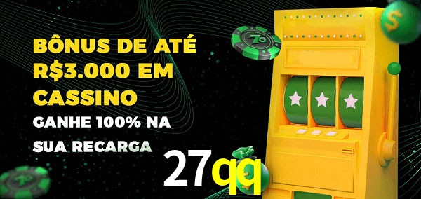27qq melhor bônus de depósito